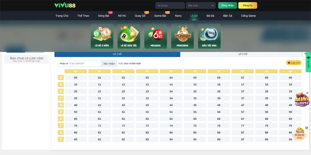 nha cai danh lo online Vivu88